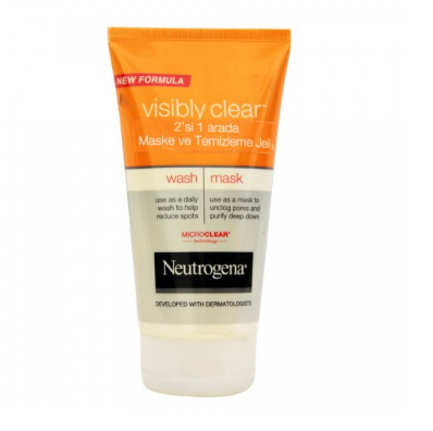 Neutrogena Visibly Clear &#;si arada Maske+Jel